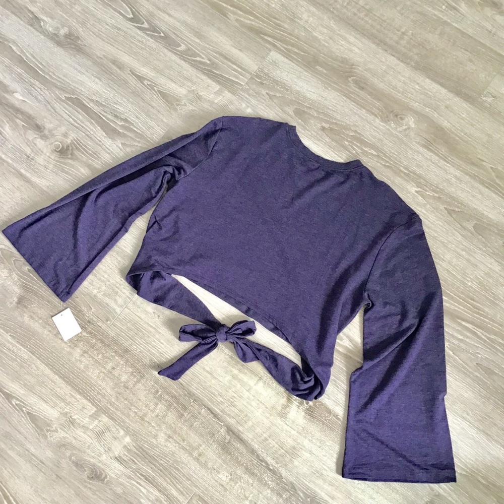 MAKE+ MODEL Soft Bell  Sleeve Top XXL